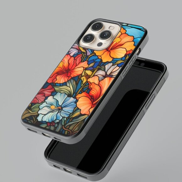 Floral Aesthetic Case iPhone 16, 15 Pro, Galaxy S25 S24, Pixel 8 Pro 9 Pro XL - Picture 3 of 4